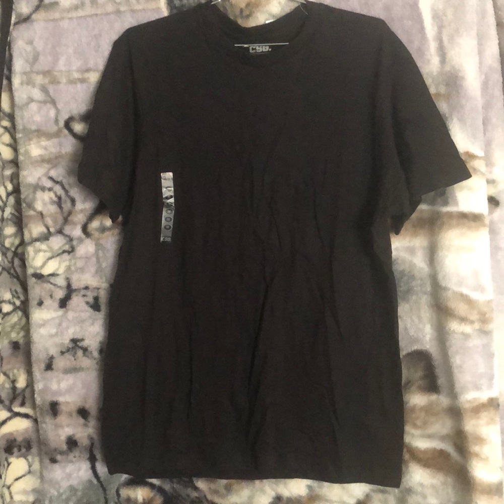 Mens Plain black Tee NWT